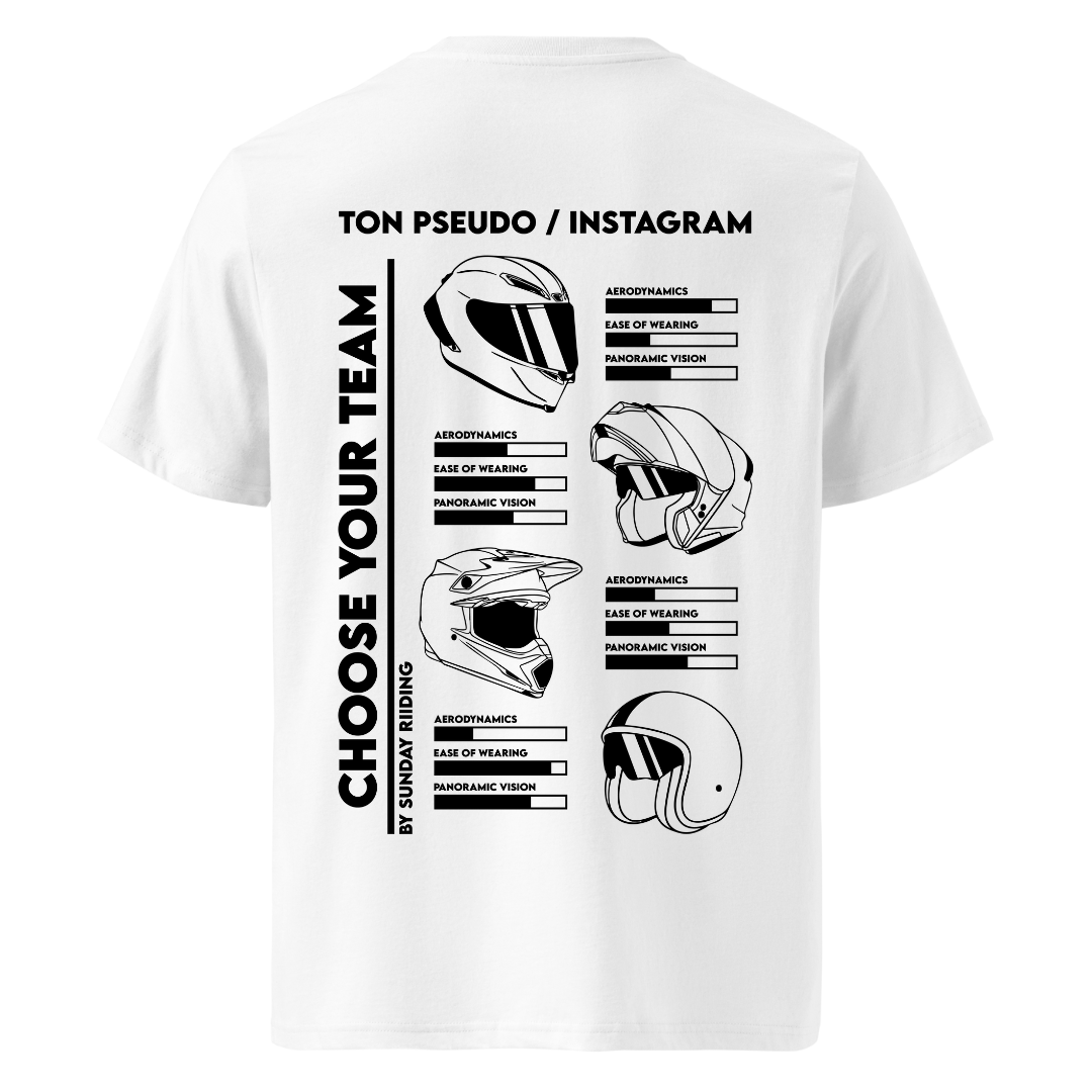 T-shirt Unisexe CYT Blanc Personnalisable