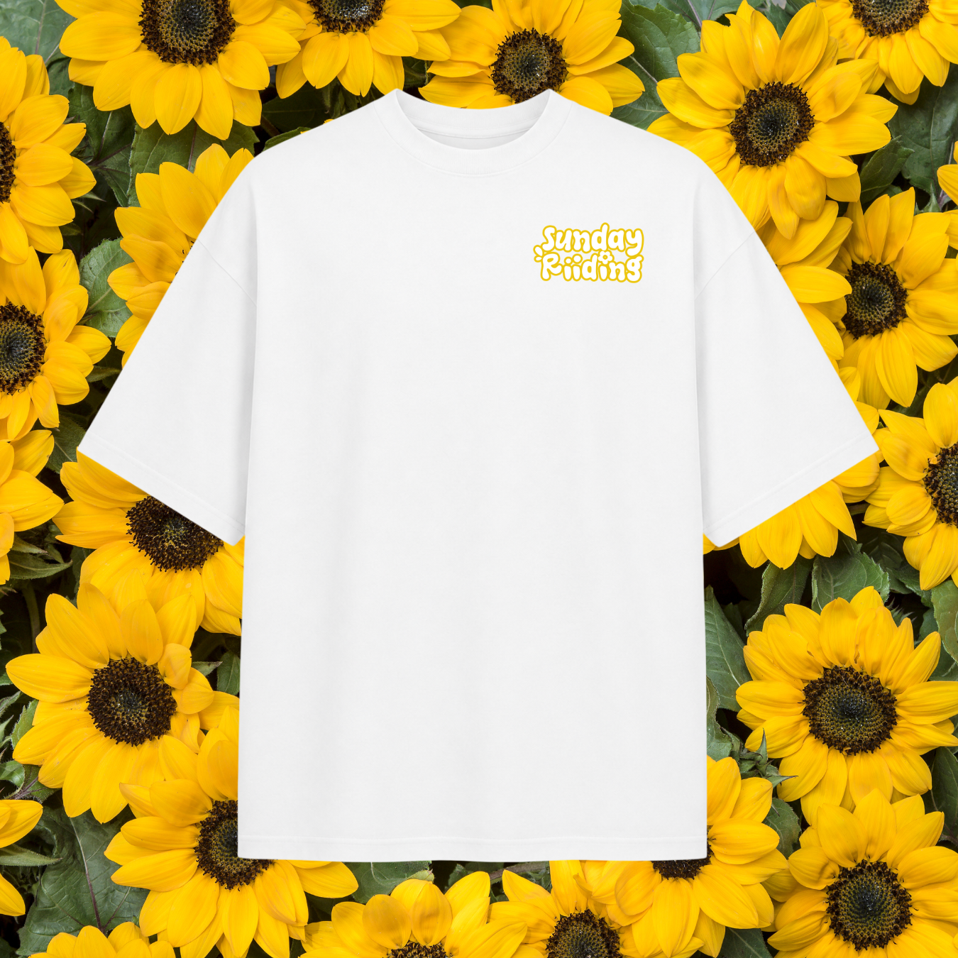 T-shirt Oversize Unisexe Sunflower