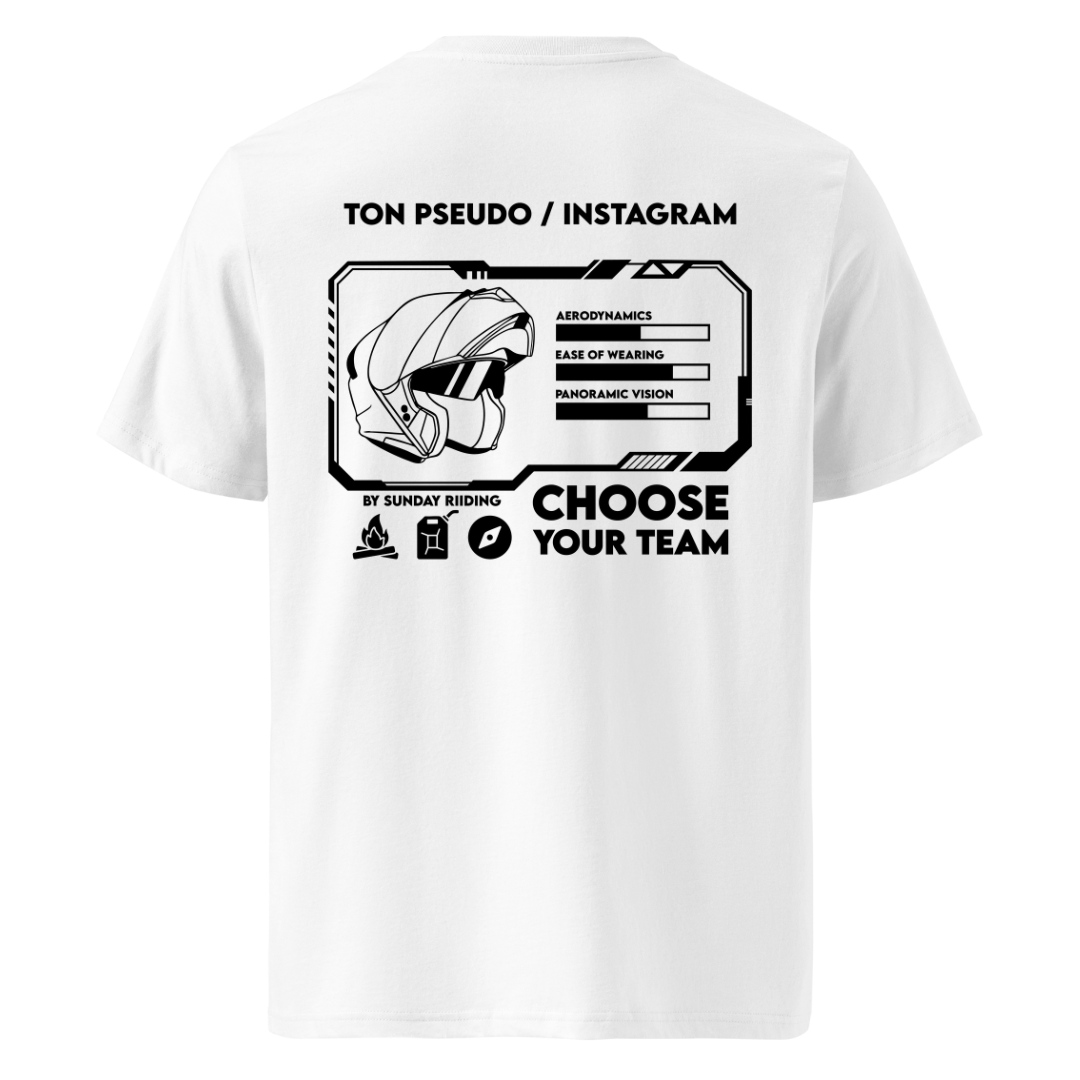 T-shirt Unisexe CYT Blanc Personnalisable