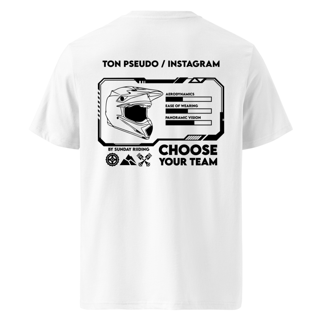 T-shirt Unisexe CYT Blanc Personnalisable