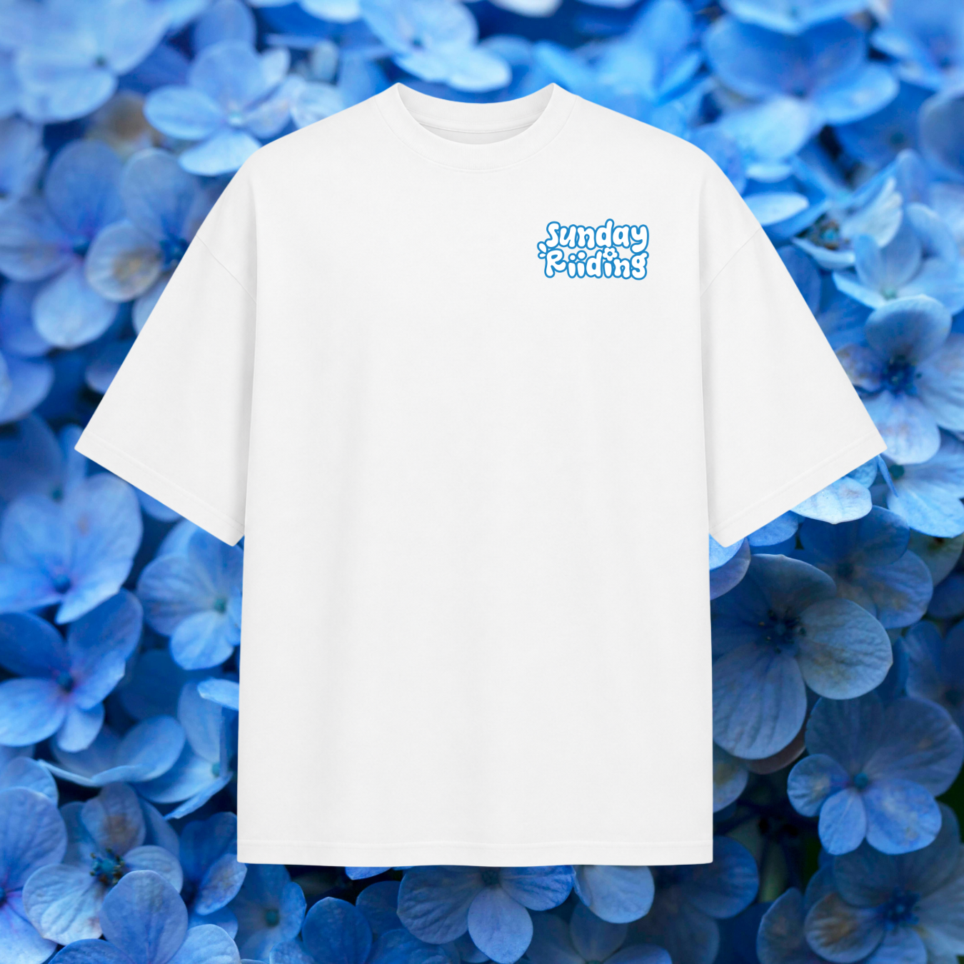 T-shirt Oversize Unisexe Hortensia