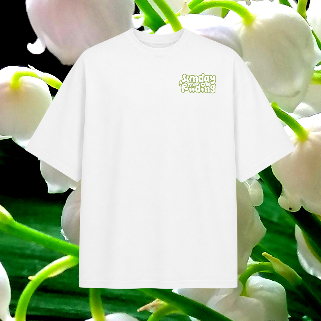 T-shirt Oversize Unisexe Muguet