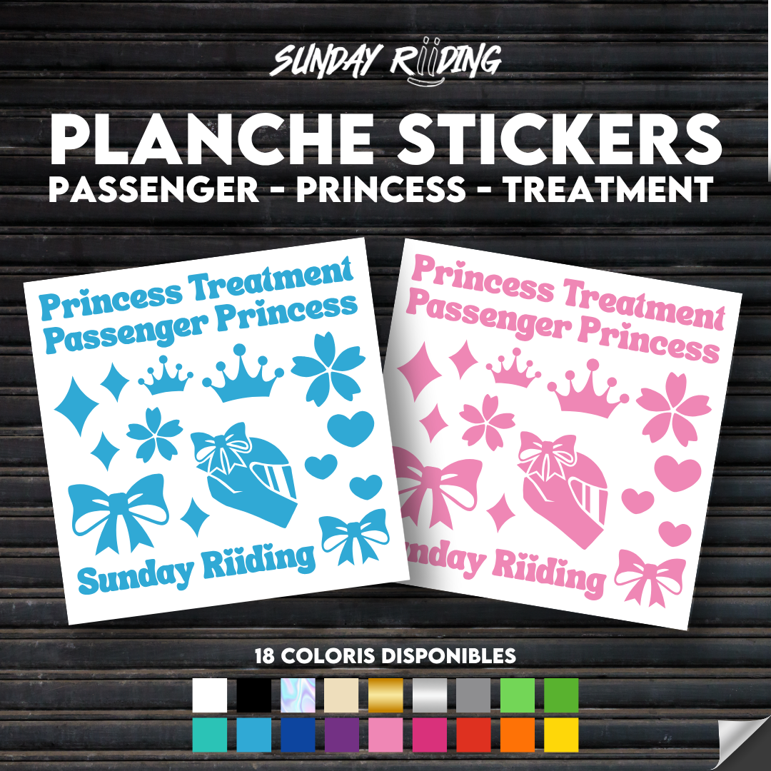 Planche Stickers Passenger Princess / Princess Treatment