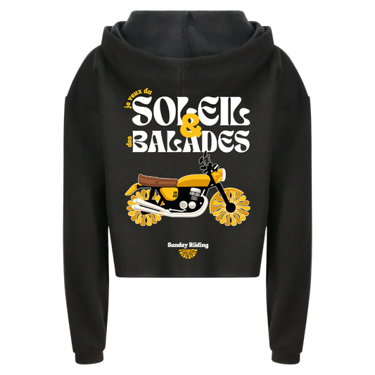 Crop Top Femme je veux du Soleil et des Balades