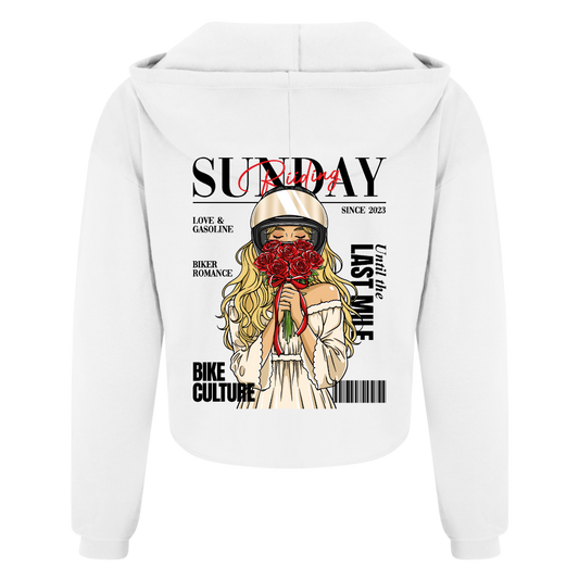 Crop Top Femme Biker Couple