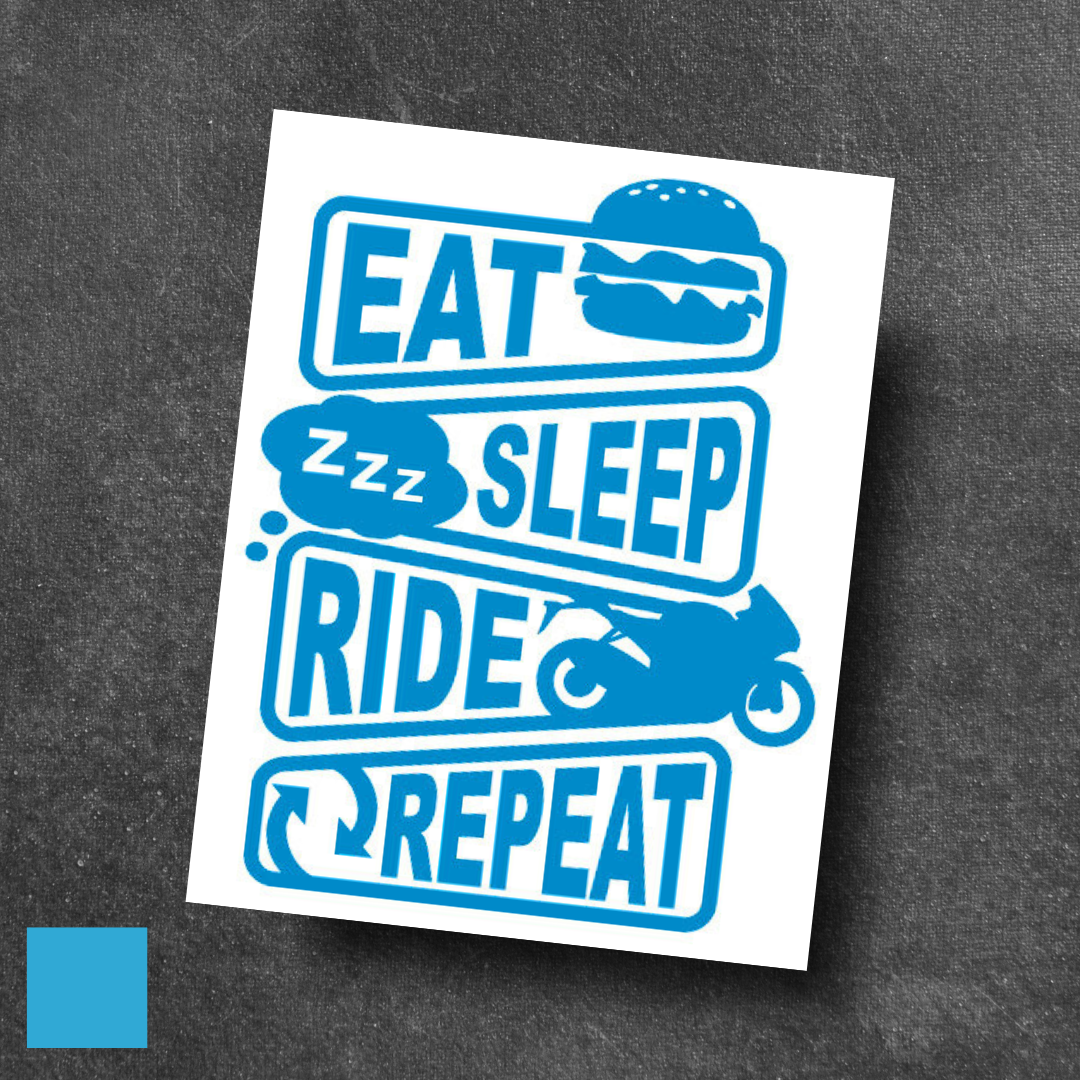 Sticker Eat/Sleep/Ride/Repeat