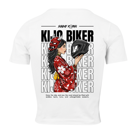 Crop Top Femme Kijo Biker