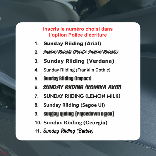 Sticker Personnalisé Unité