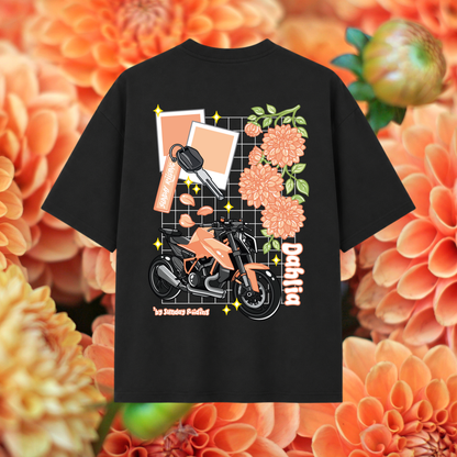 T-shirt Oversize Unisexe Dahlia
