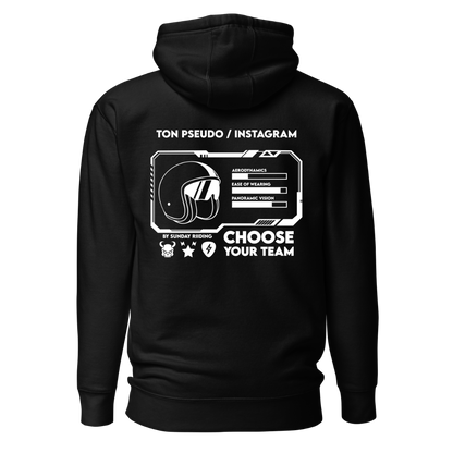 Hoodie Unisexe CYT Noir Personnalisable