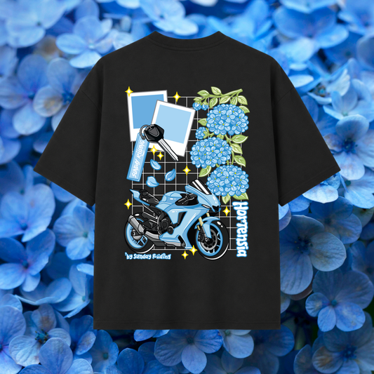 T-shirt Oversize Unisexe Hortensia