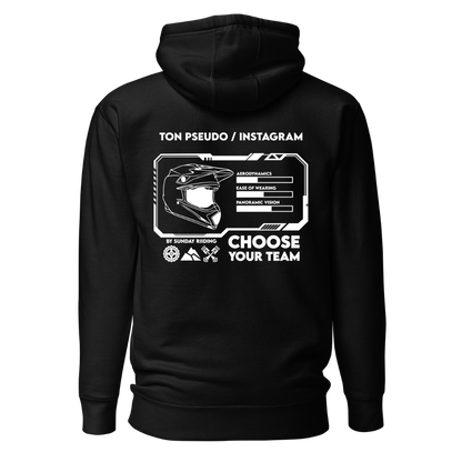 Hoodie Unisexe CYT Noir Personnalisable