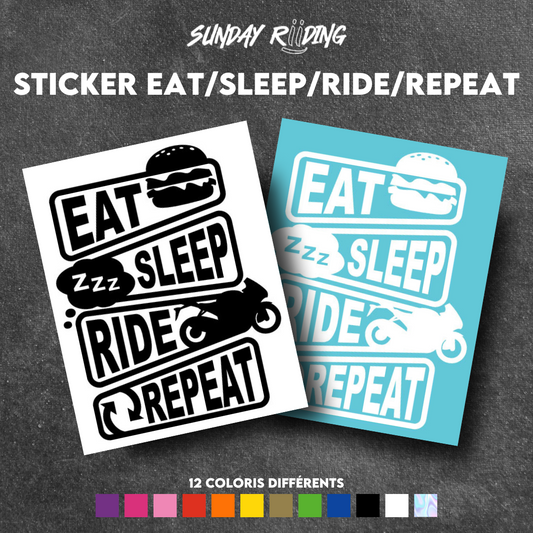 Sticker Eat/Sleep/Ride/Repeat