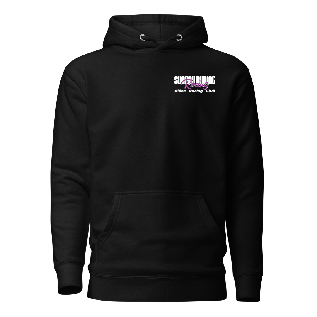 Hoodie Unisexe Noir SR Racing Club