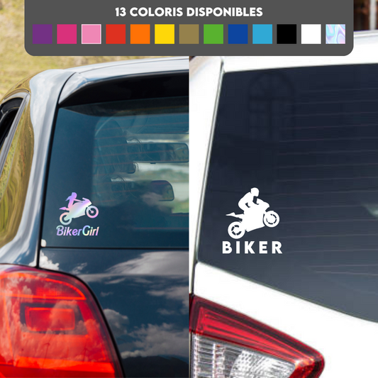 Sticker Biker / BikerGirl