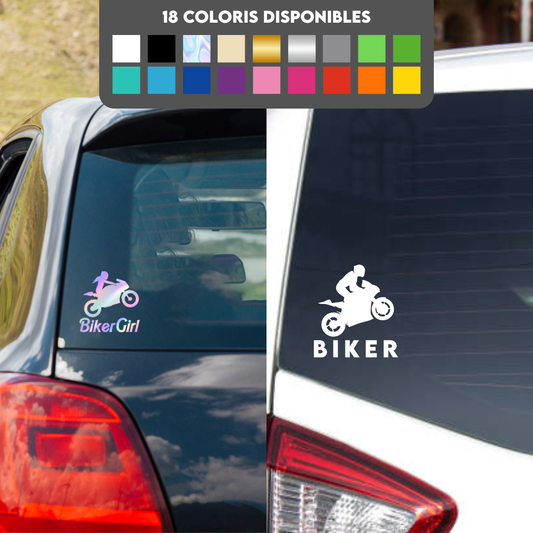 Sticker Biker / BikerGirl