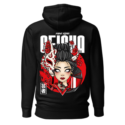 Hoodie Unisexe Geisha