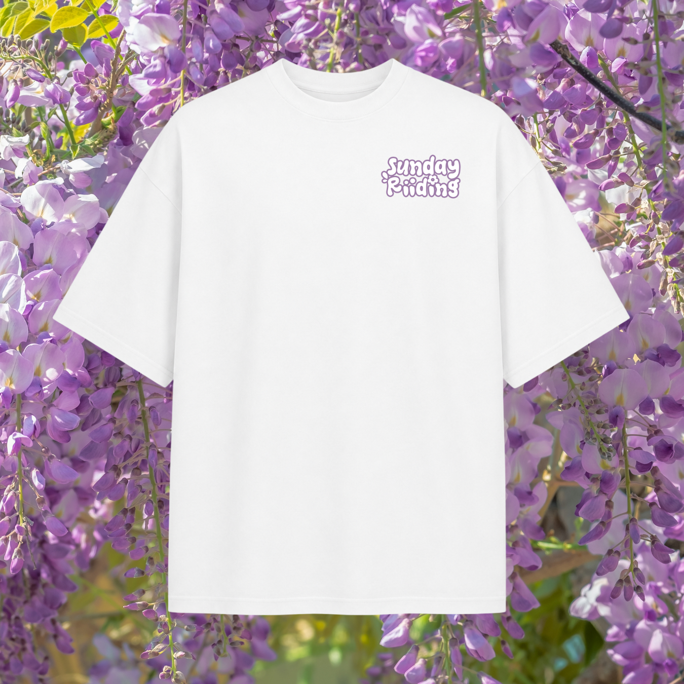 T-shirt Oversize Unisexe Wisteria