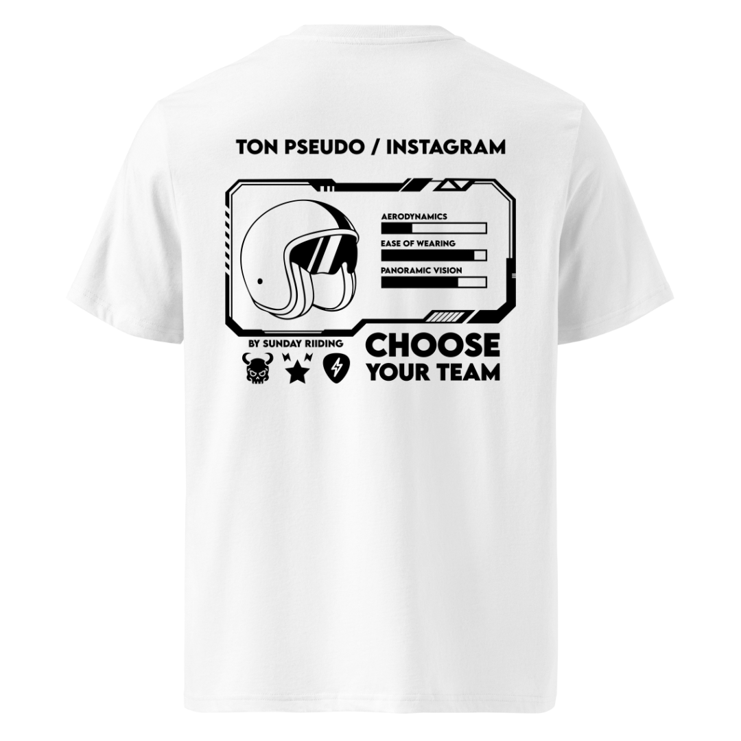 T-shirt Unisexe CYT Blanc Personnalisable