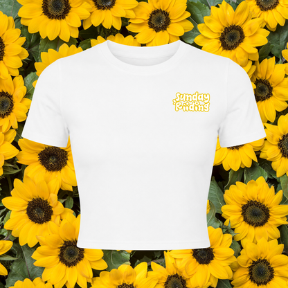Crop Top Femme Sunflower