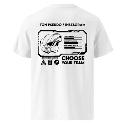 T-shirt Unisexe CYT Blanc Personnalisable