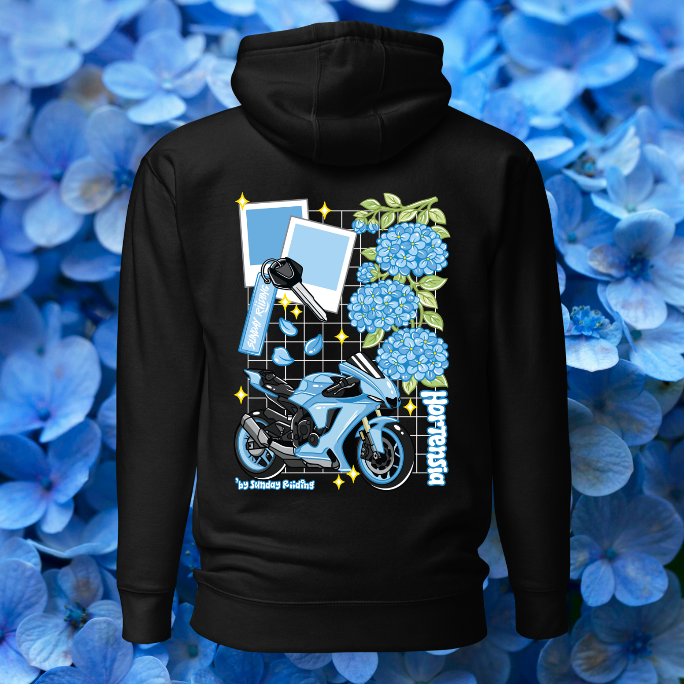 Hoodie Unisexe Hortensia