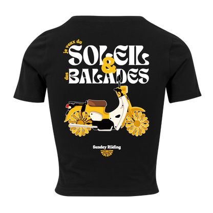 Crop Top Femme je veux du Soleil et des Balades