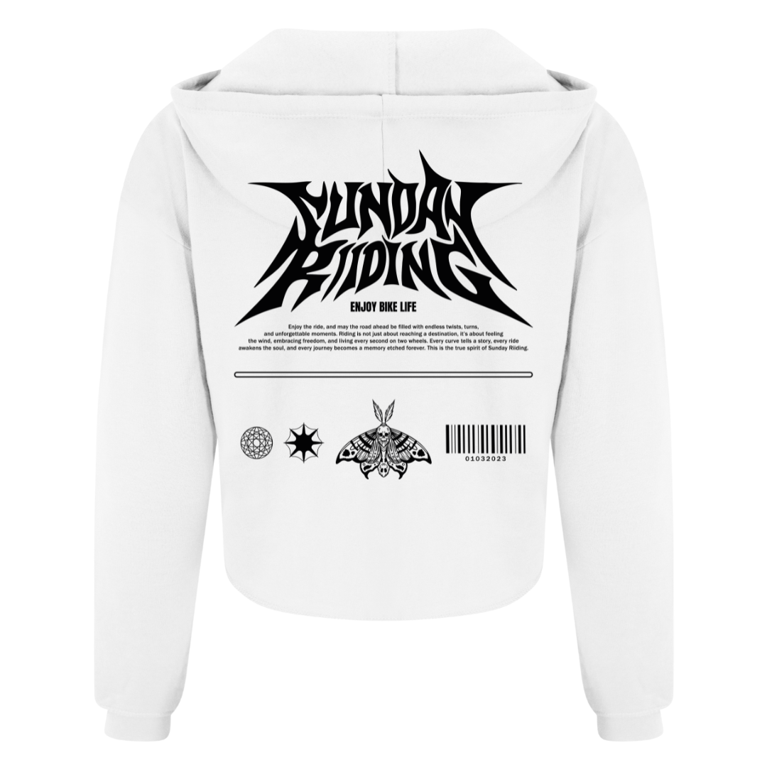 Crop Top Femme Metal Ride