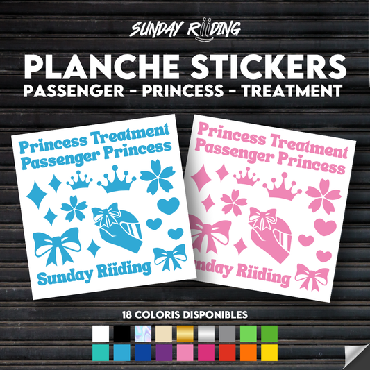 Planche Stickers Passenger Princess / Princess Treatment