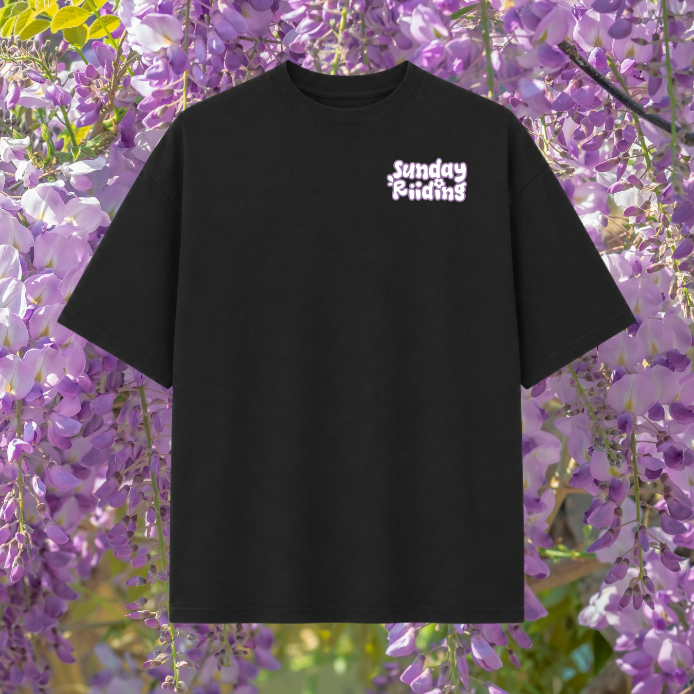 T-shirt Oversize Unisexe Wisteria