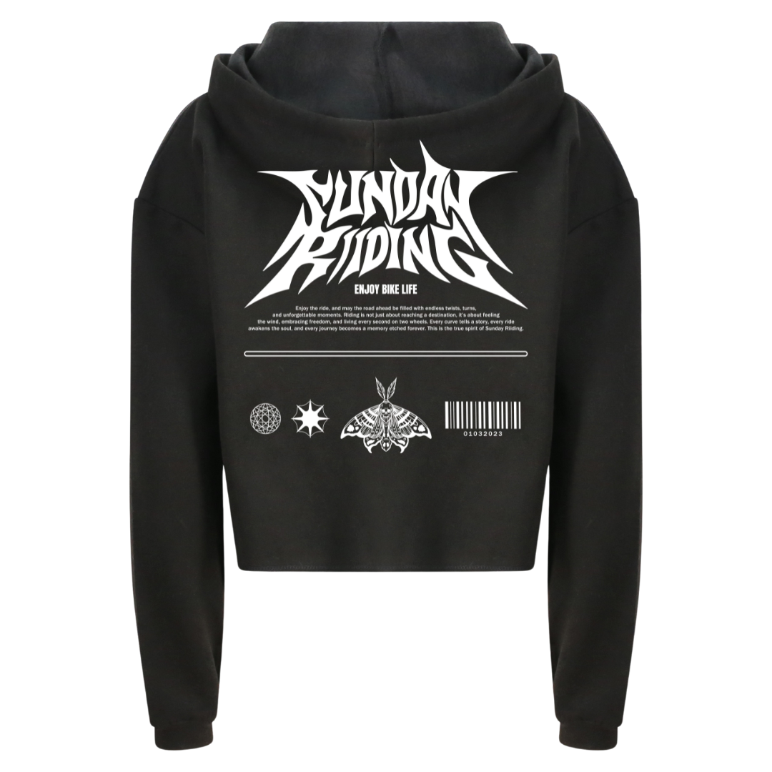 Crop Top Femme Metal Ride