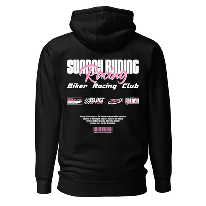 Hoodie Unisexe Noir SR Racing Club