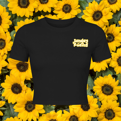 Crop Top Femme Sunflower