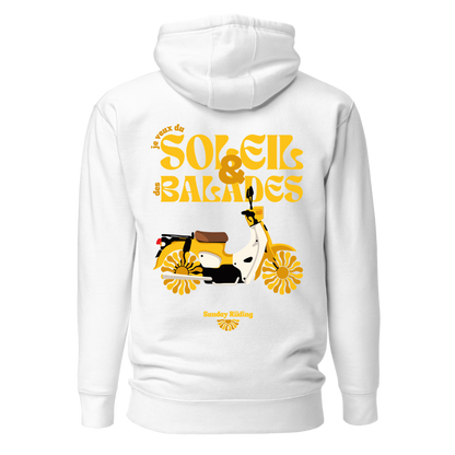 Hoodie Unisexe je veux du Soleil et des Balades