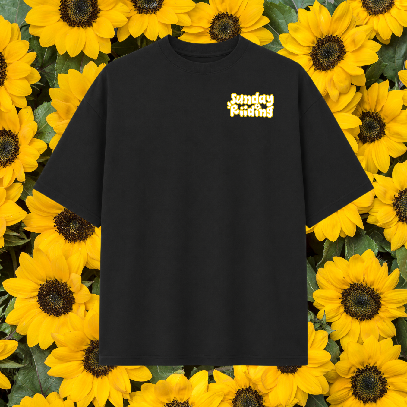 T-shirt Oversize Unisexe Sunflower