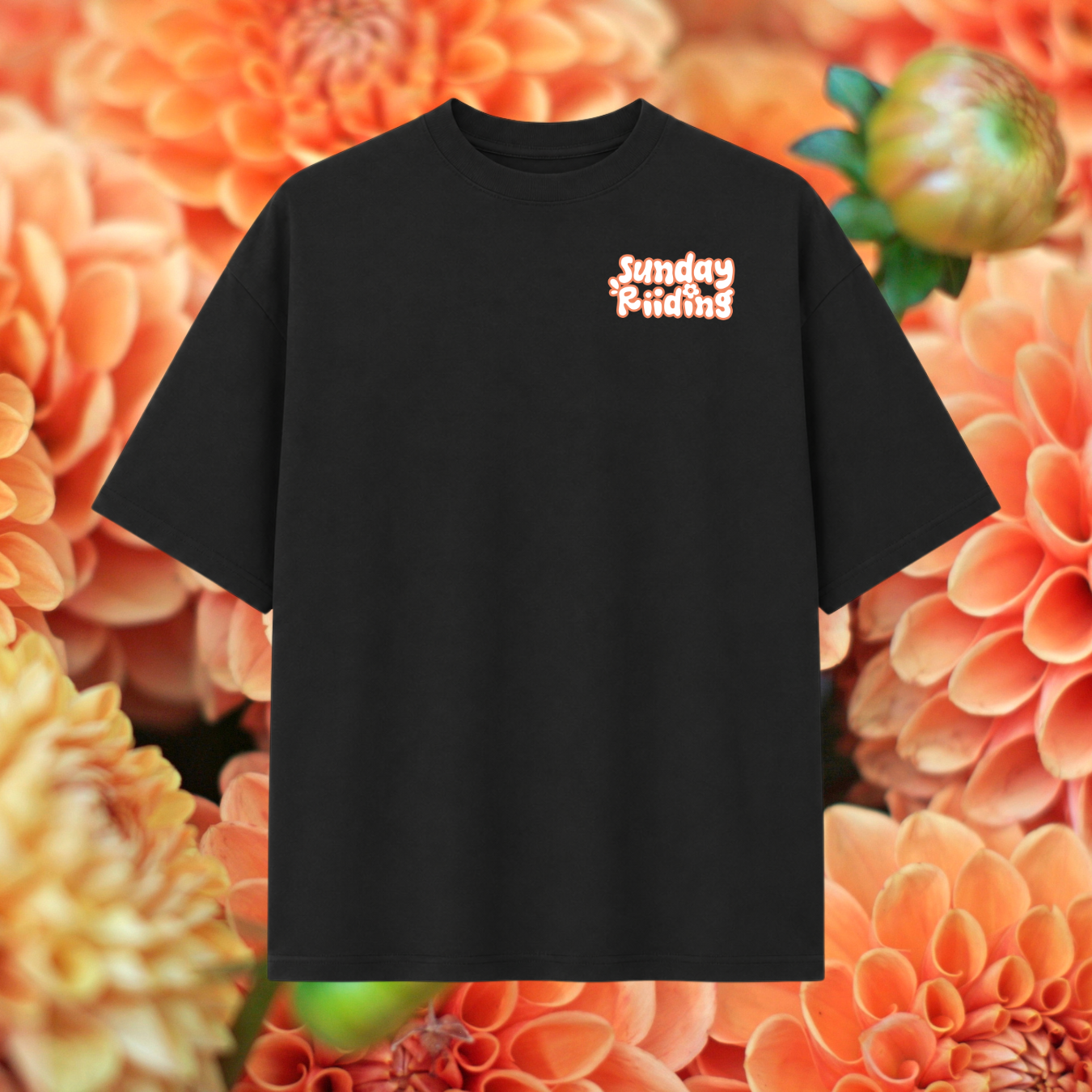 T-shirt Oversize Unisexe Dahlia