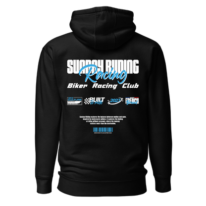 Hoodie Unisexe Noir SR Racing Club