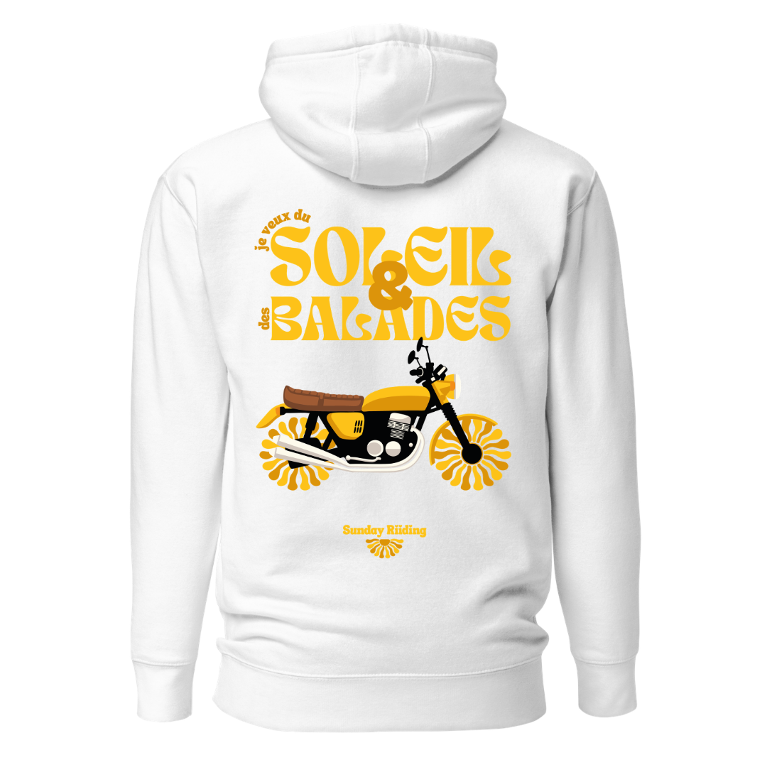 Hoodie Unisexe je veux du Soleil et des Balades