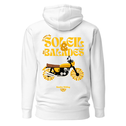 Hoodie Unisexe je veux du Soleil et des Balades
