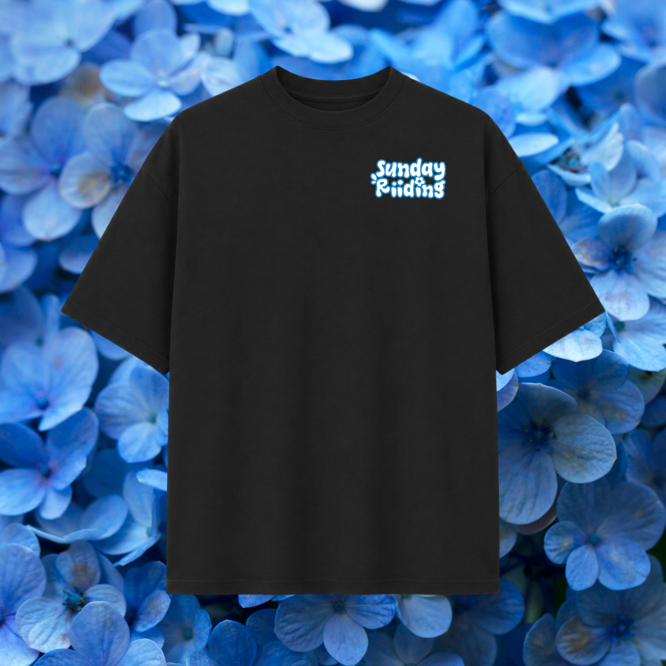 T-shirt Oversize Unisexe Hortensia
