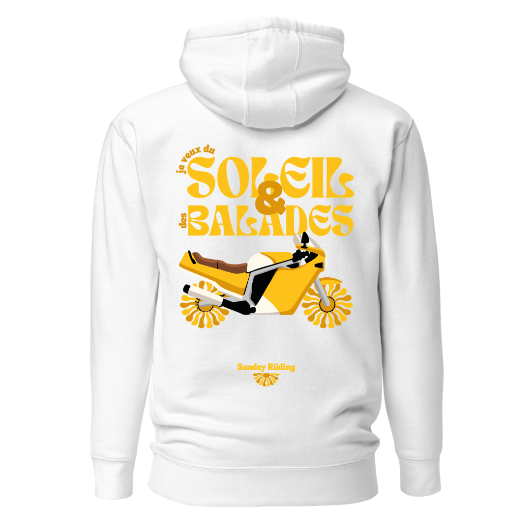 Hoodie Unisexe je veux du Soleil et des Balades