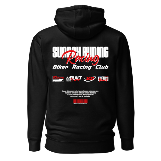 Hoodie Unisexe Noir SR Racing Club