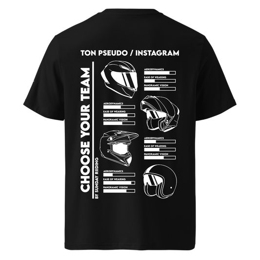 T-shirt Unisexe CYT Noir Personnalisable