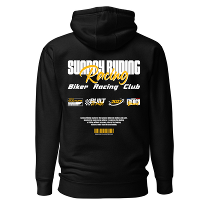 Hoodie Unisexe Noir SR Racing Club