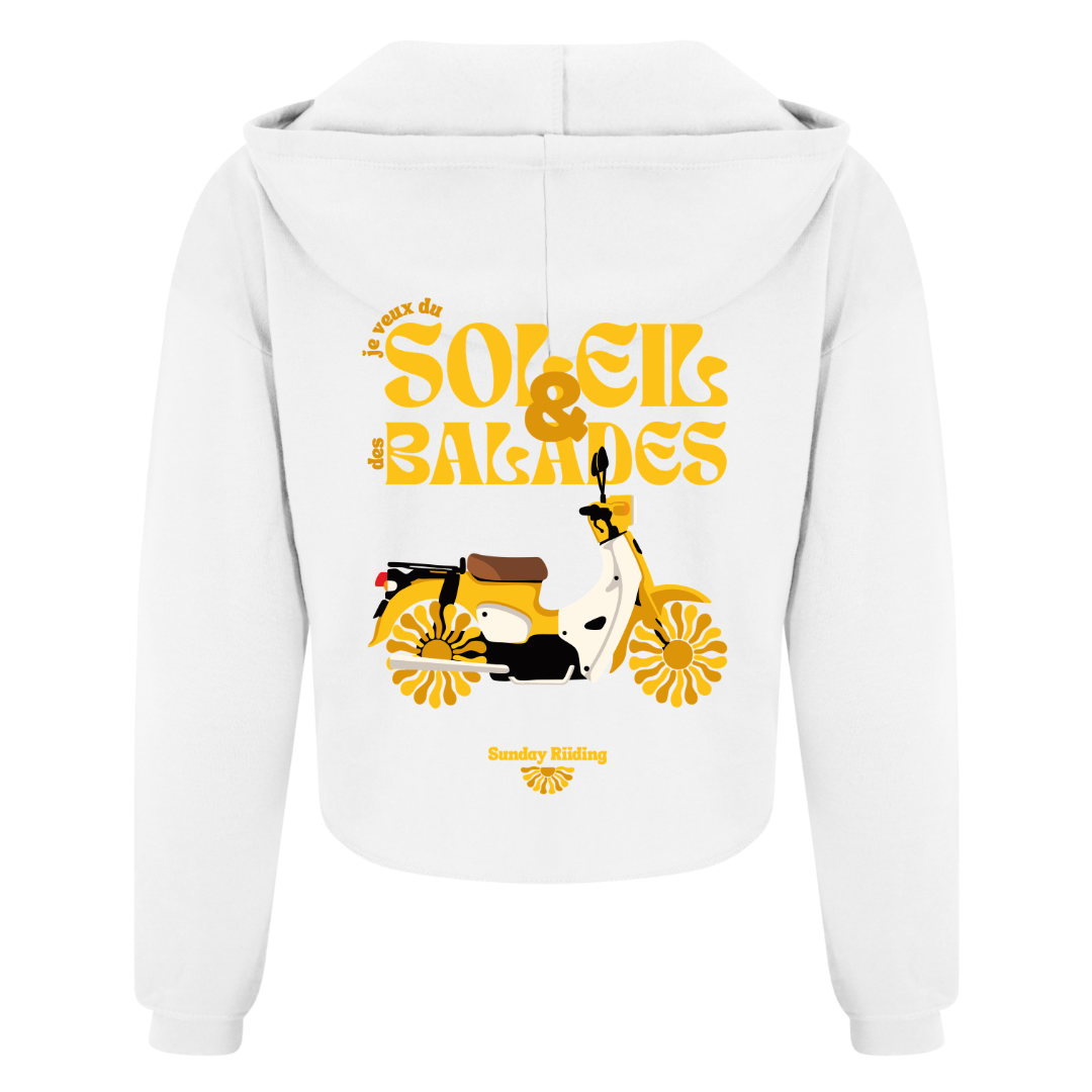 Crop Top Femme je veux du Soleil et des Balades