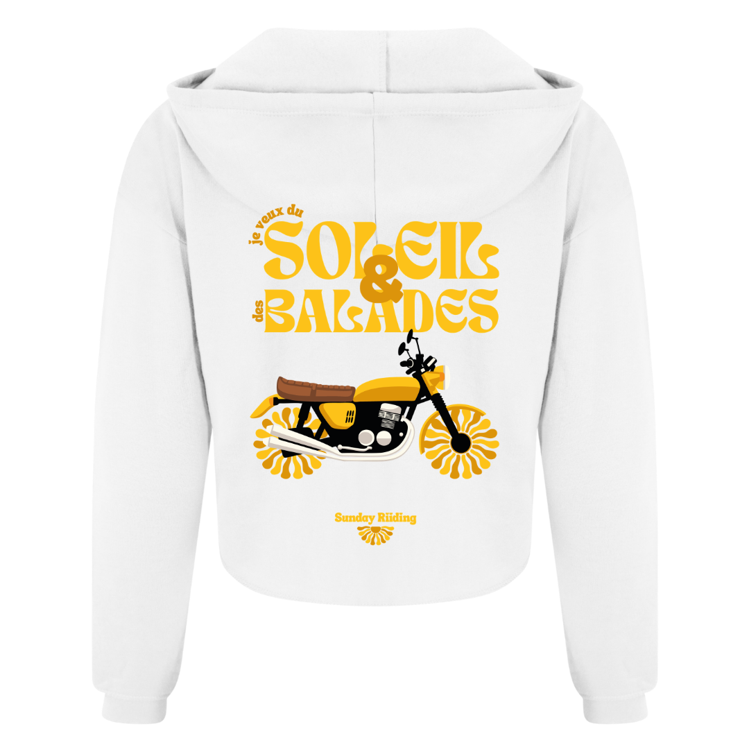 Crop Top Femme je veux du Soleil et des Balades