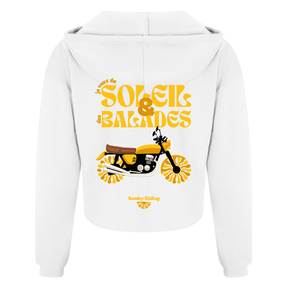 Crop Top Femme je veux du Soleil et des Balades