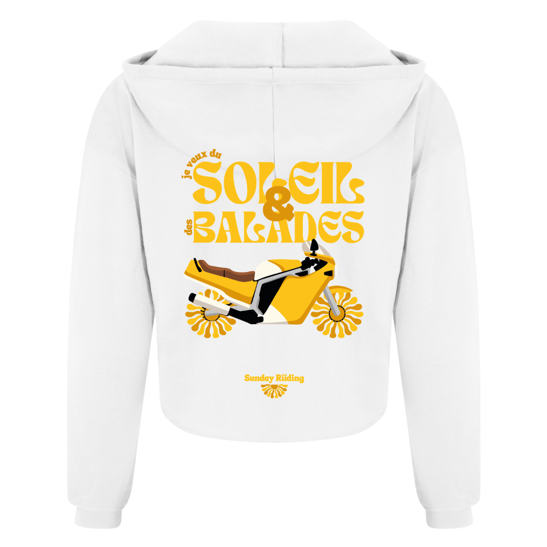 Crop Top Femme je veux du Soleil et des Balades