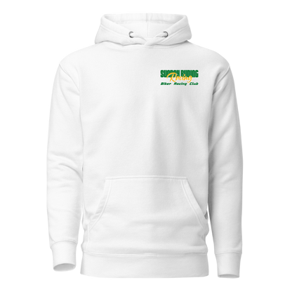 Hoodie Unisexe Blanc SR Racing Club