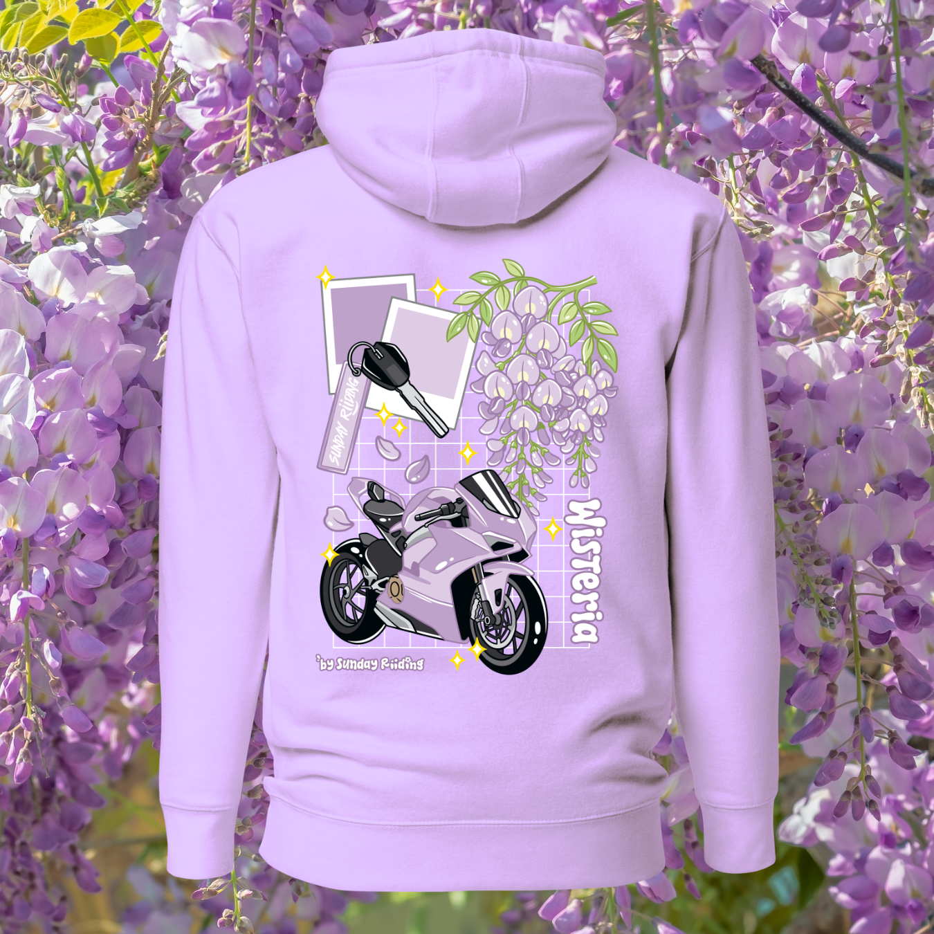 Hoodie Unisexe Wisteria